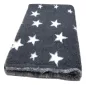 Preview: Vet Bed Sterne anthrazit - weiß 100 x 75 cm