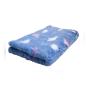 Preview: Vet Bed hellblau mit Drachen und Wolken 150 x 100 cm