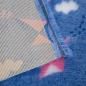 Preview: Vet Bed hellblau mit Drachen und Wolken 150 x 100 cm