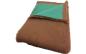 Preview: Vet Bed Hundebett 150x100 cm Profi braun mit grünem Rücken
