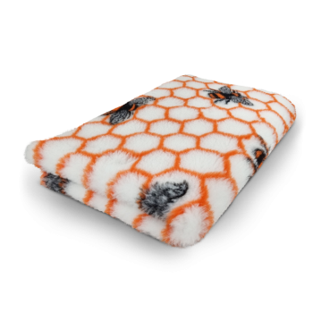 Vet Bed Bees Biene  - Creme - Anti Rutsch Hundematte