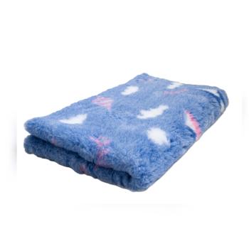 Vet Bed hellblau mit Drachen und Wolken 150 x 100 cm