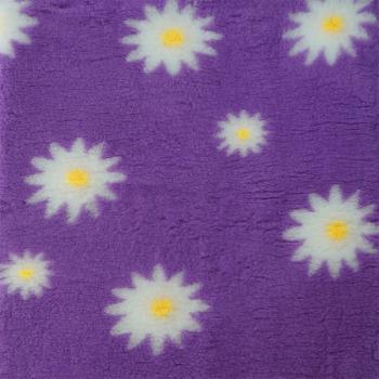 Preview: Vet Bed 150 × 100 cm – lila mit Gänseblümchen