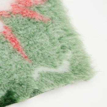 Preview: Vet Bed 150 × 100 cm – grün hawaiianische rote Blüten