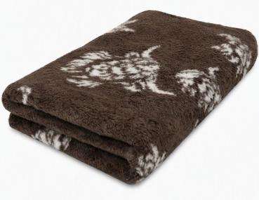 Vet Bed Highland Cow Dark Brown (150×100 cm)