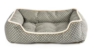 Topmast Hundebett Molly Dots – Gemütliches Hundekörbchen mit Punktemuster