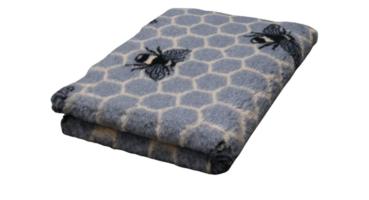 Vet Bed Bees Biene  - grau- Anti Rutsch Hundematte