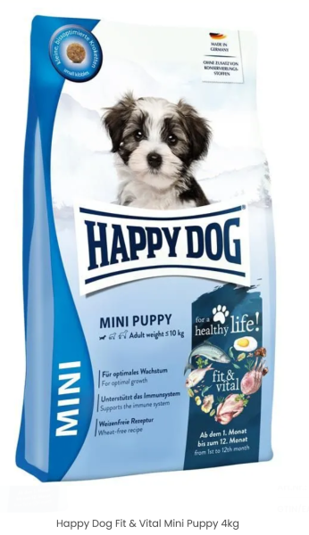 Happy Dog Fit & Vital Mini Puppy 4kg
