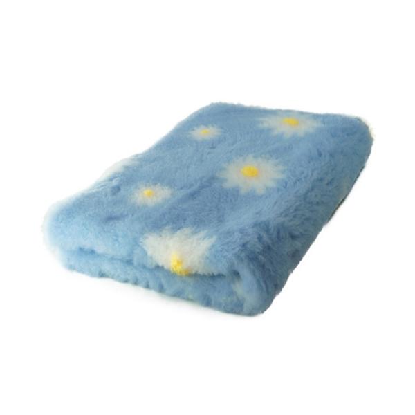 Vet Bed 150 × 100 cm – hellblau mit Gänseblümchen