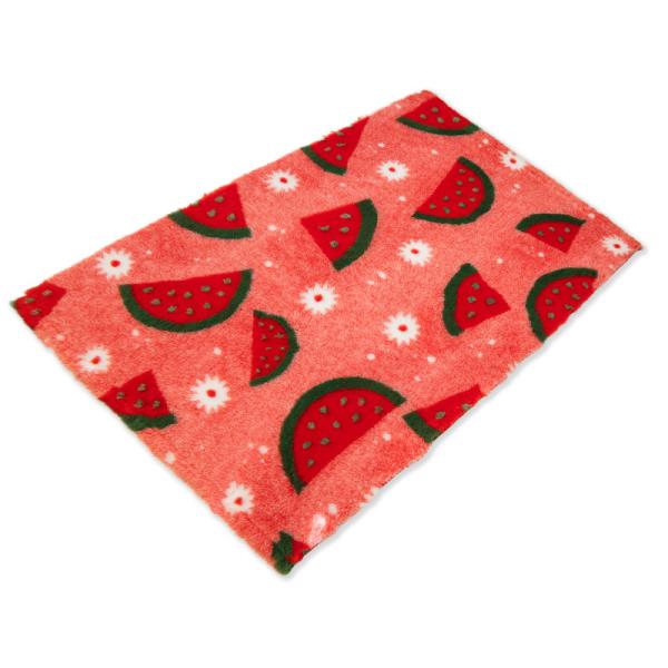 Vet Bed 150 × 100 cm – rosa mit Wassermelonen